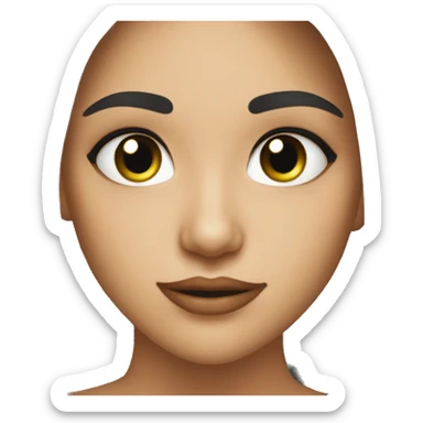 a beatifull girl sticker