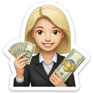 Yn with money sticker