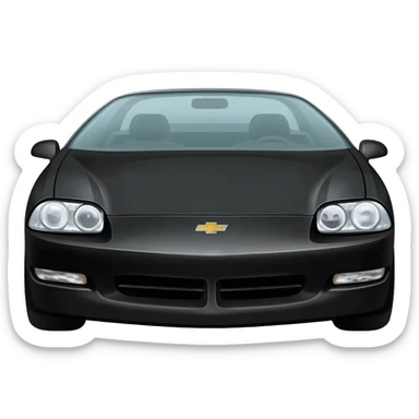 Fourth Generation 1993-2002 Chevrolet Camaro Black sticker