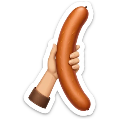 یه دست که سوسیس گرفنا sticker