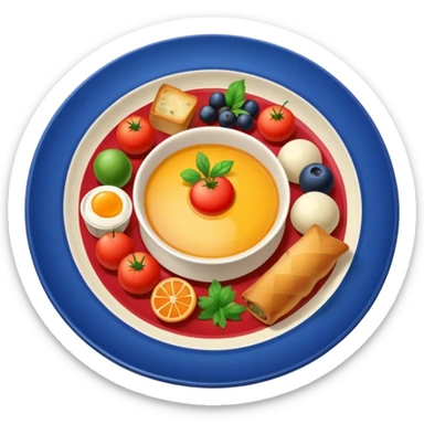 French fine cuisine sticker