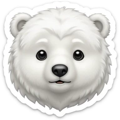 a baby polar bear



















 sticker