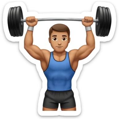 man lifting weights

 sticker