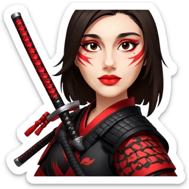 Daring Samurai sticker