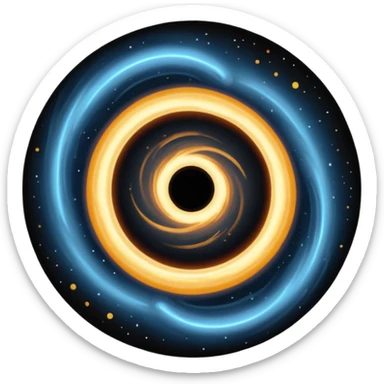 black hole sticker