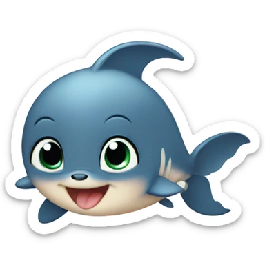 dauphin baby sticker
