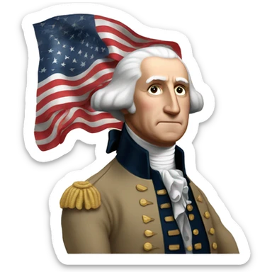 george washington sticker