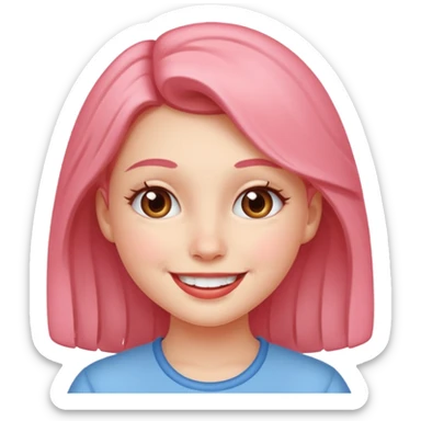 I have a crush on a girl  sticker