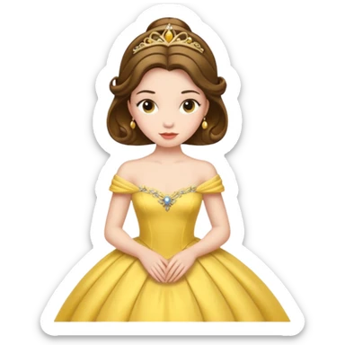 Belle from Beauty and the Beast sticker