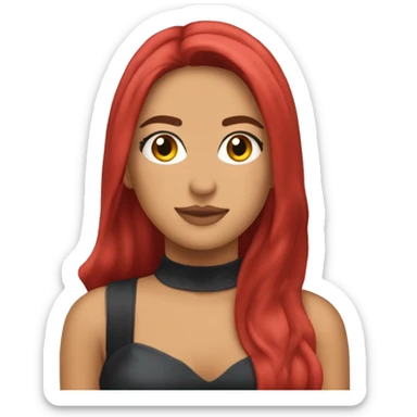 Carolina Giraldo Navarro, known professionally as Karol G, is a Colombian singer. Red straight Hair sticker