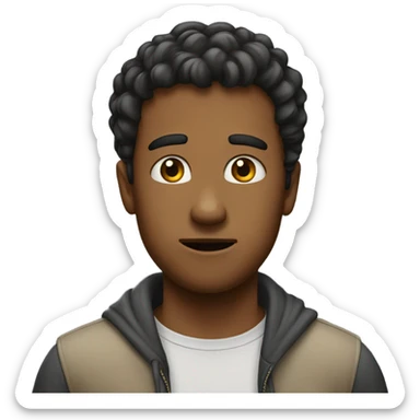 What did it say confused look sticker