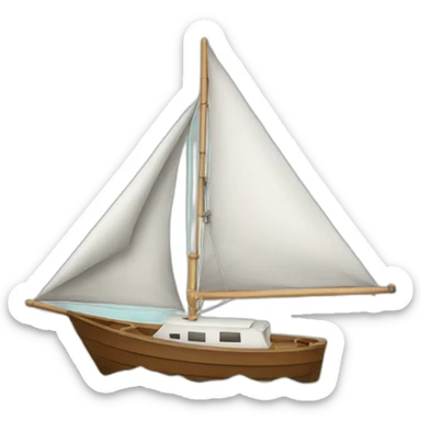 Horse sailboat sticker