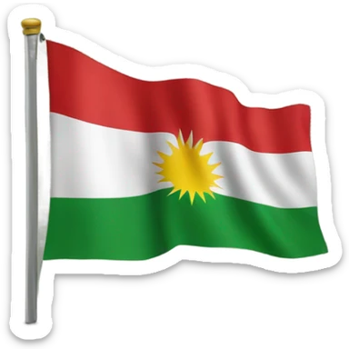 Kurdistan flag emoji sticker