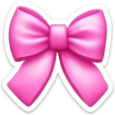 Pink schleife sticker