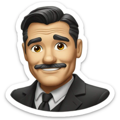 Clark Gable sticker