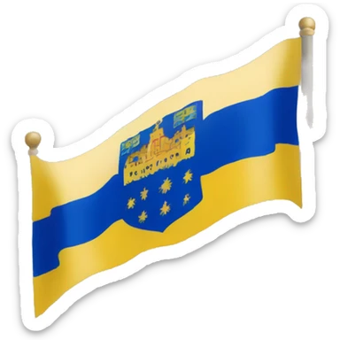 Madeira flag sticker