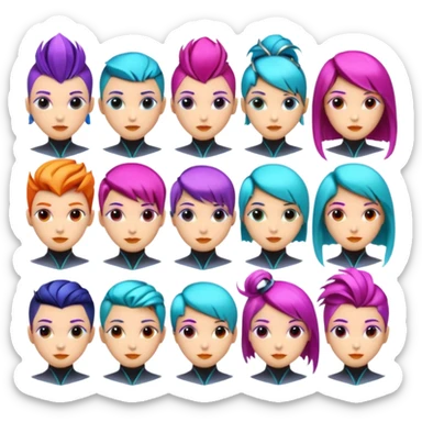 AI Hairstyles sticker
