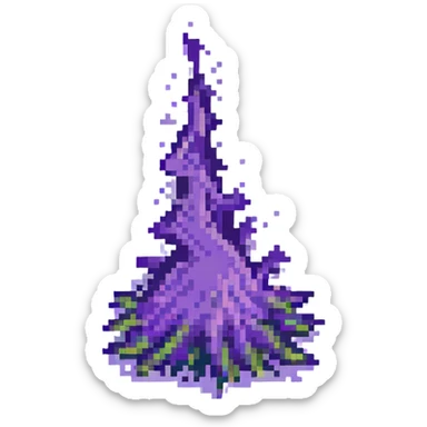 A purple paint splash sticker