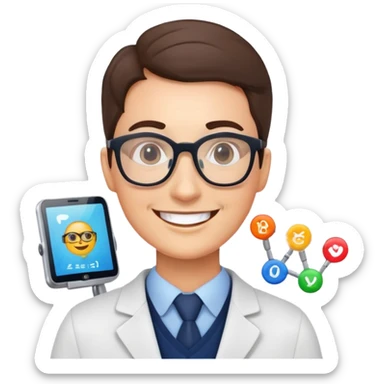 teacher teaches amazing AI tools sticker