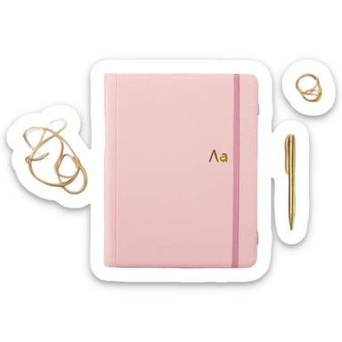Pink Day Planner sticker