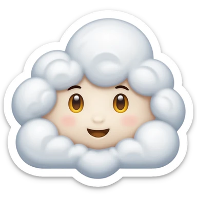 emoji to show that something is really soft sticker