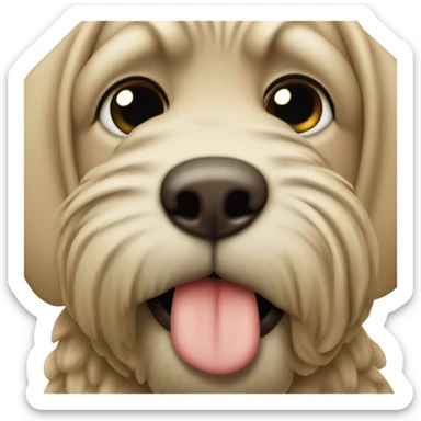 Mops als winke Katze mit Mittelfinger  sticker