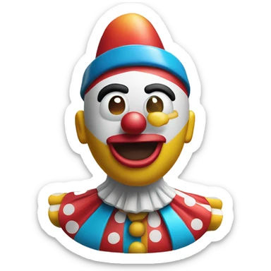 pez payaso  sticker