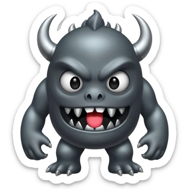 economic monster sticker