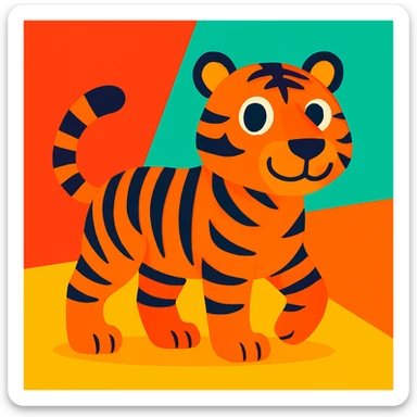 Tiger sticker