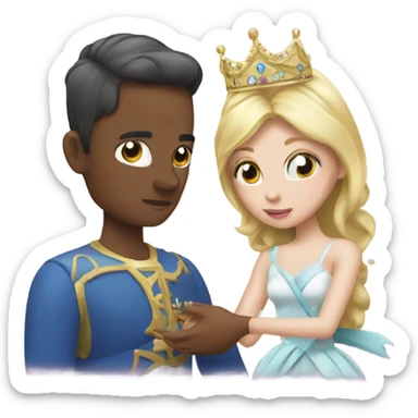 someone getting princess treatment sticker