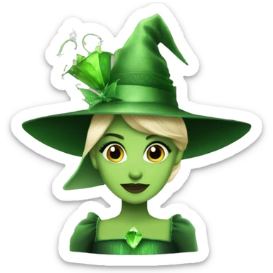 Glinda and elphaba sticker