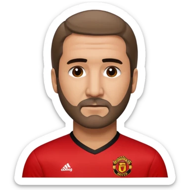 Eric Cantona Manchester United sticker