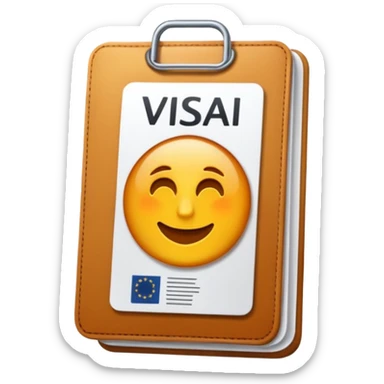visa de turista sticker