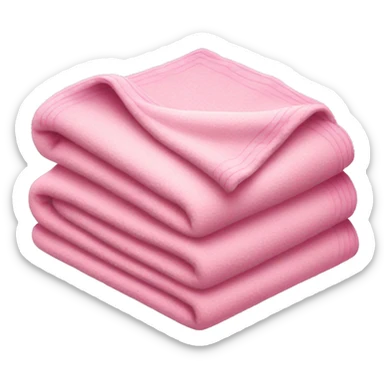 Pink blanket sticker