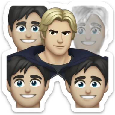 damon salvatore vampire diaries sticker