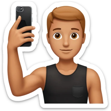 just an arm holding a phone like a selfie sticker