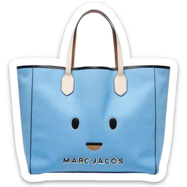Marc Jacobs
Sky Blue The Large Tote Bag, with marc jacobs logo print on front sticker