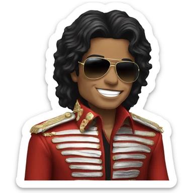 Micheal Jackson Hehe sticker