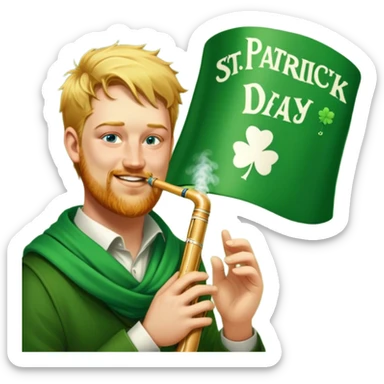 Celtic Piper sticker