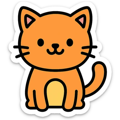 cute kitty sticker