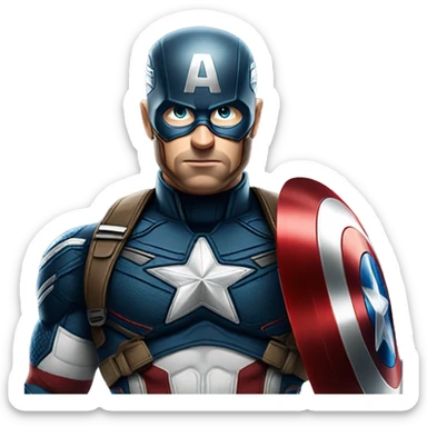 Captain America  sticker