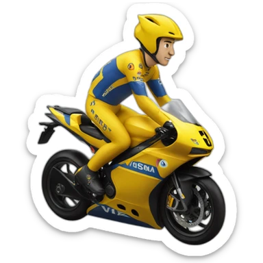 Jumbo Visma rider sticker