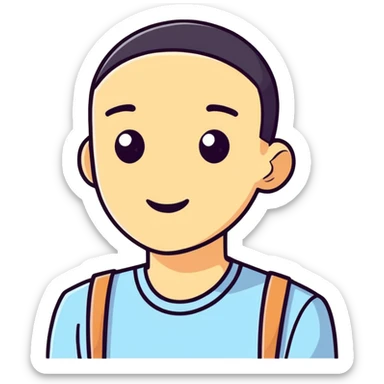 Shane as a light skin  sticker