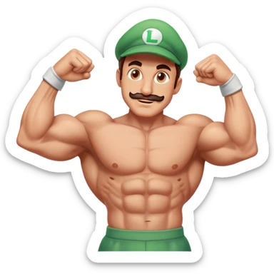 luigi mangione with an 8 pack  sticker