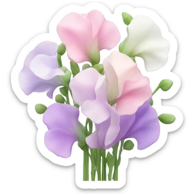 Sweet pea sticker