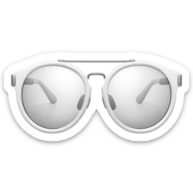 White sunglasses emoji sticker