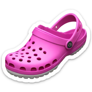 crocs-pink sticker