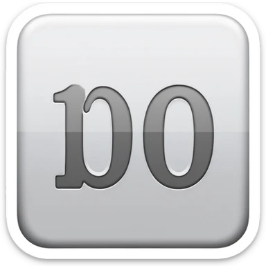 100 dans un carre gris sticker