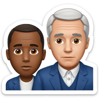 Diddy and Epstein  sticker
