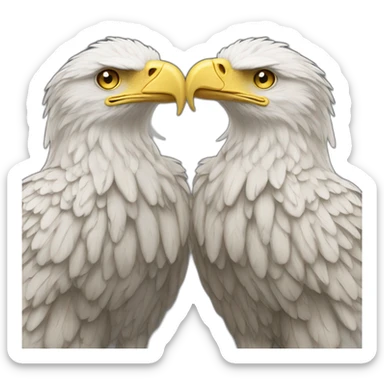 two-headed eagle sticker